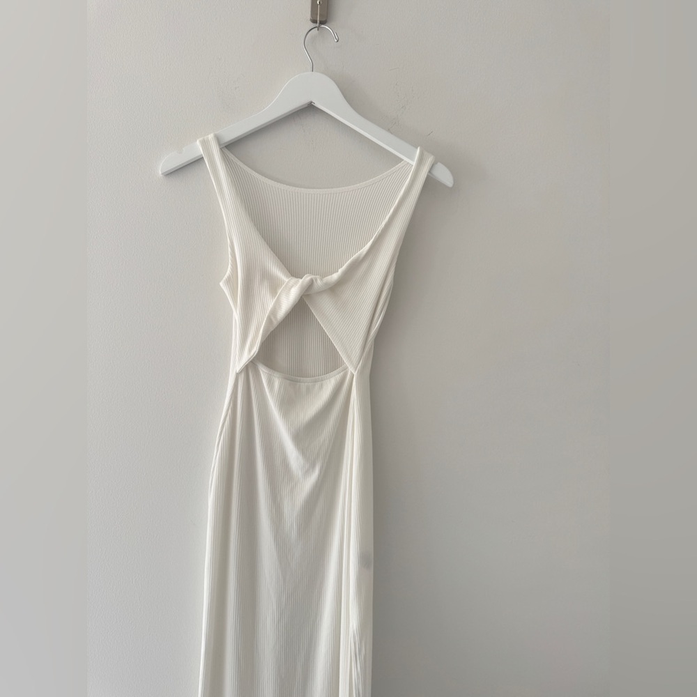 LSPACE Nico White Knit Midi Dress XS - Picture 8 of 12